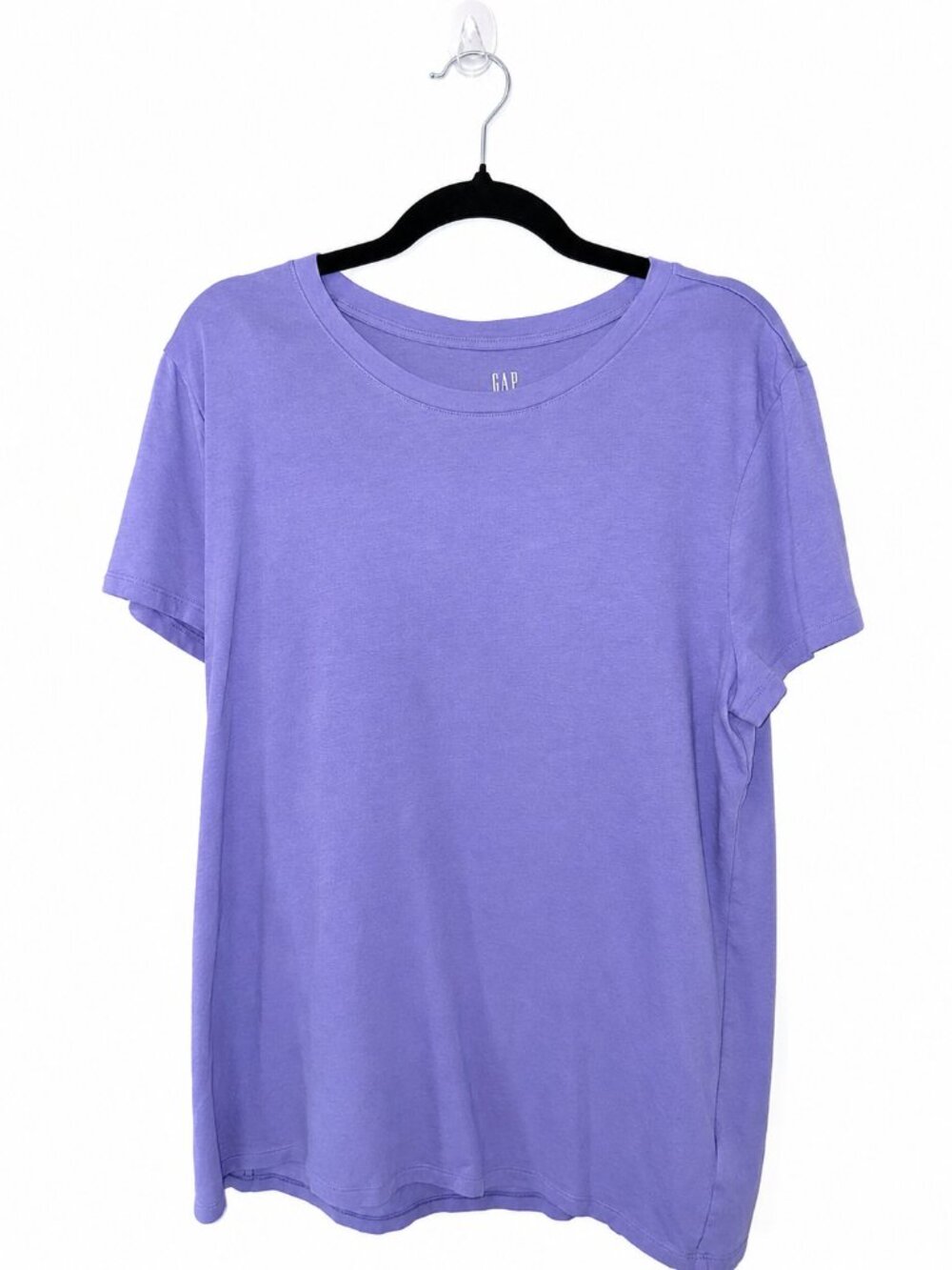 GAP Favorite T Women's XL Purple Crew Neck Short Sleeve Modal Cotton Tee Shirt